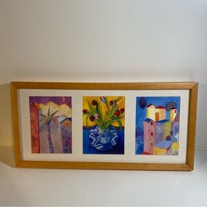 Set of 3 Framed Mediterranean Prints By Isy Ochoa